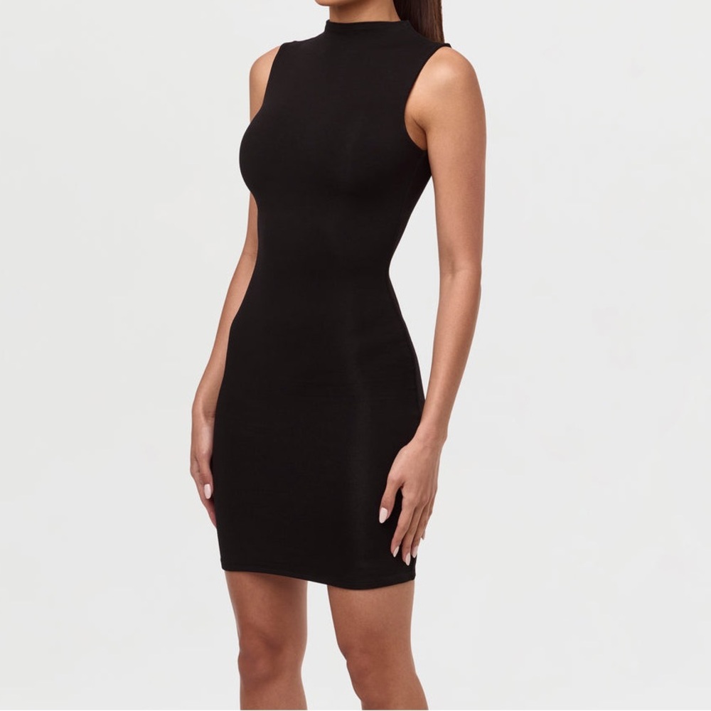 Naked Wardrobe Sleeveless Black Bodycon Dress - Women - Picture 3 of 5
